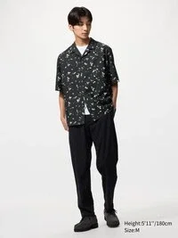 Camisas unisex de cuello abierto | Mangas cortas | Estampadas