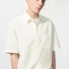 Camisas unisex de seersucker | Mangas cortas