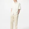 Camisas unisex de seersucker | Mangas cortas