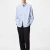 Camisas unisex de tela de sarga | Botones en el cuello | A cuadros Camisas unisex de tela de sarga | Botones en el cuello | A cuadros