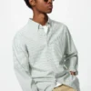 Camisas unisex de tela de sarga | Botones | Rayas Camisas unisex de tela de sarga | Botones | Rayas