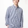 Camisas unisex de tela de sarga | Botones | Rayas Camisas unisex de tela de sarga | Botones | Rayas