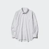 Camisas unisex de tela de sarga | Cuello regular | A cuadros