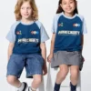 Camiseta con diseño gráfico de Minecraft para niños Camiseta con diseño gráfico de Minecraft para niños