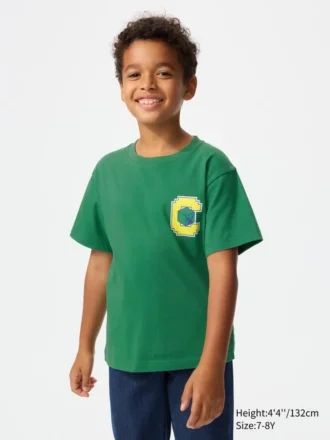 Camiseta con diseño gráfico de Minecraft para niños