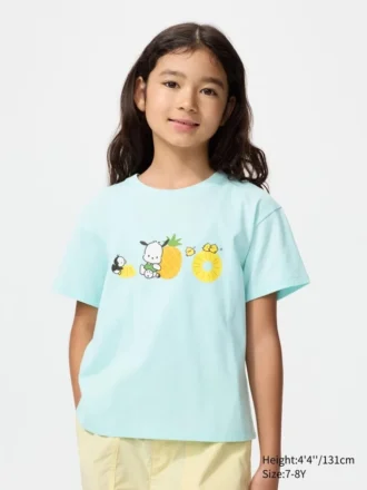 Camiseta con estampado de personajes de Sanrio para niños