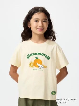 Camiseta con estampado de personajes de Sanrio para niños