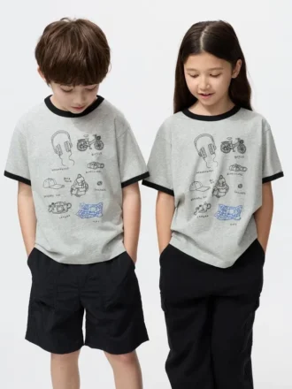 Camiseta con gráfico de Jason Polan para niños