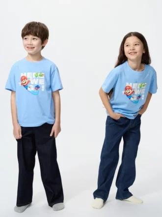 Camiseta con gráfico de la película Super Mario Galaxy para niños