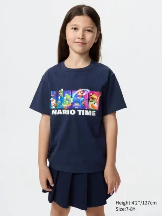 Camiseta con gráfico de la película Super Mario Galaxy para niños