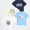 Camiseta con gráfico de la película Super Mario Galaxy para niños Camiseta con gráfico de la película Super Mario Galaxy para niños