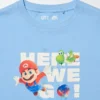 Camiseta con gráfico de la película Super Mario Galaxy para niños Camiseta con gráfico de la película Super Mario Galaxy para niños