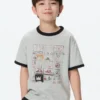 Camiseta con gráfico Ny Pop Art UT para niños | Basquiat Camiseta con gráfico Ny Pop Art UT para niños | Basquiat