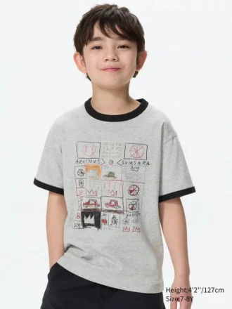 Camiseta con gráfico Ny Pop Art UT para niños | Basquiat