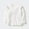 Camiseta con volantes para bebé | Camiseta de manga larga Camiseta con volantes para bebé | Camiseta de manga larga
