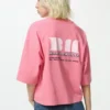 Camiseta corta con gráfico Babymonster Ut para mujer