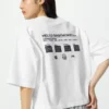 Camiseta corta con gráfico Babymonster Ut para mujer