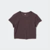 Camiseta corta Ultra Stretch AIRism para mujer Camiseta corta Ultra Stretch AIRism para mujer