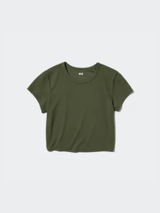 Camiseta corta Ultra Stretch AIRism para mujer