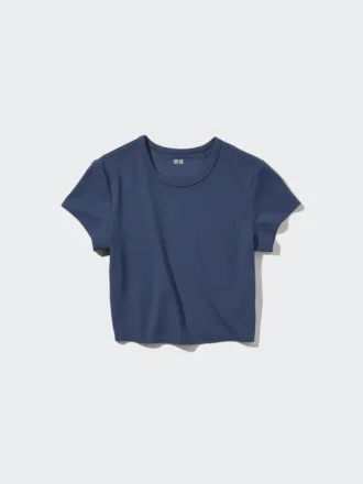 Camiseta corta Ultra Stretch AIRism para mujer