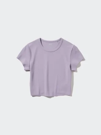 Camiseta corta Ultra Stretch AIRism para mujer