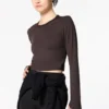 Camiseta corta Ultra Stretch AIRism para mujer | Camiseta de manga larga