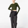 Camiseta corta Ultra Stretch AIRism para mujer | Camiseta de manga larga