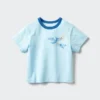 Camiseta de algodón AIRism para bebé | Dinosaurio Camiseta de algodón AIRism para bebé | Dinosaurio