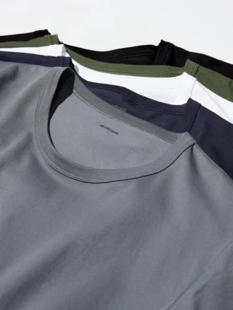 Camiseta de algodón AIRism para hombre