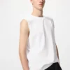 Camiseta de algodón AIRism para hombre | Sin mangas