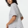 Camiseta de algodón AIRism para mujer | A rayas Camiseta de algodón AIRism para mujer | A rayas