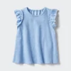 Camiseta de algodón Baby AIRism | Con volantes Camiseta de algodón Baby AIRism | Con volantes
