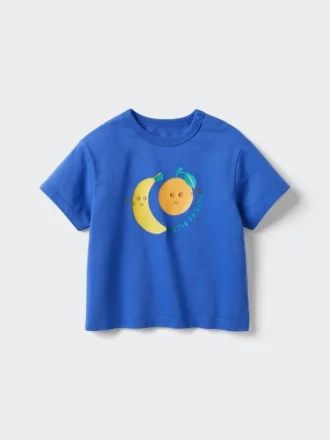 Camiseta de algodón Baby AIRism | Estampada