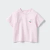 Camiseta de algodón Baby Baby AIRism | Parche Camiseta de algodón Baby Baby AIRism | Parche