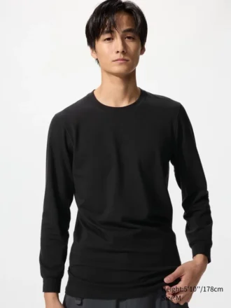 Camiseta de algodón HEATTECH para hombre | Extra cálida