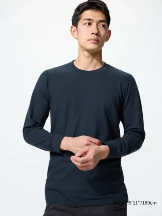 Camiseta de algodón HEATTECH para hombre | Extra cálida