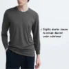 Camiseta de algodón HEATTECH para hombre | Extra cálida