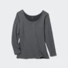 Camiseta de algodón HEATTECH para mujer | Extra cálida | Cuello redondo Camiseta de algodón HEATTECH para mujer | Extra cálida | Cuello redondo