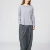 Camiseta de algodón Supima Cotton para mujer | Camiseta de manga larga