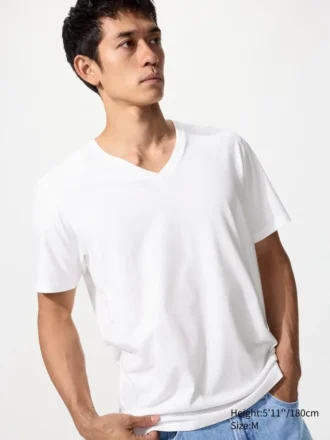 Camiseta de cuello en V de Supima Cotton para hombre