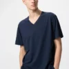 Camiseta de cuello en V de Supima Cotton para hombre
