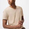 Camiseta de cuello en V de Supima Cotton para hombre Camiseta de cuello en V de Supima Cotton para hombre