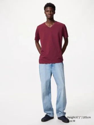 Camiseta de cuello en V de Supima Cotton para hombre