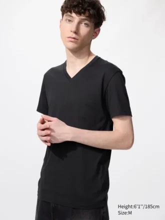 Camiseta de cuello en V Dry para hombre