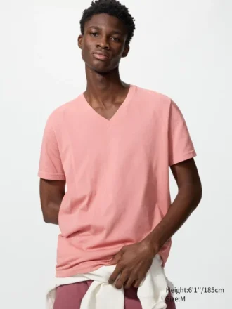Camiseta de cuello en V Dry para hombre