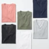 Camiseta de cuello en V Dry para hombre Camiseta de cuello en V Dry para hombre