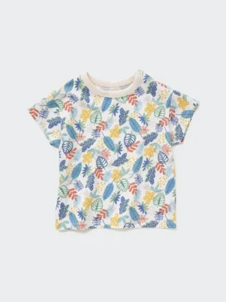 Camiseta de cuello redondo Baby Dry de mangas cortas