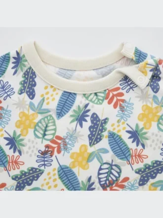 Camiseta de cuello redondo Baby Dry de mangas cortas
