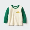 Camiseta de cuello redondo para bebé | Coche | Camisetas de manga larga Camiseta de cuello redondo para bebé | Coche | Camisetas de manga larga