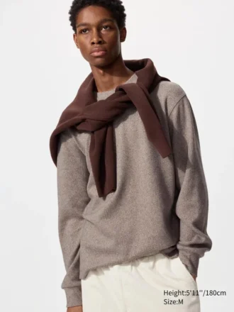Camiseta de felpa de punto suave para hombre